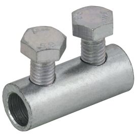 Зажим соединительный прямой пруток-пруток 6-8мм оцинкованная сталь IEK