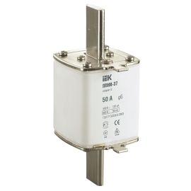 Вставка плавкая предохранителя ППНИ-37, габарит 2, 50А, IEK DPP40-050