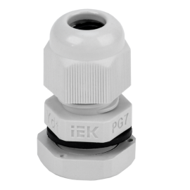 Сальник PG7 диаметр проводника 5-6мм IP54, IEK YSA20-06-07-54-K41
