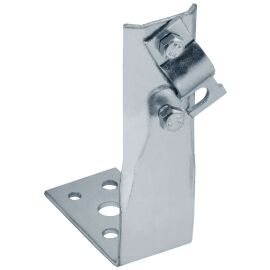 Держатель проводника круглого 6-10мм винтовой угловой h=80мм оцинкованная сталь HDZ IEK