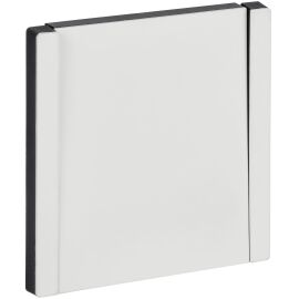 FORTE&PIANO Выключатель 1-клавишный самовозвратный 10А FP210M металл белый IEK