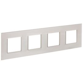 SKANDY Рамка 4-местная SK-F24Sh стекло шампань IEK