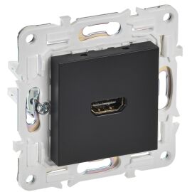 SKANDY Розетка HDMI SK-H01Bl черный IEK