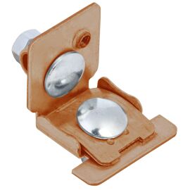 Держатель проводника круглого 6-10мм для фальца 0,6-8мм медь IEK