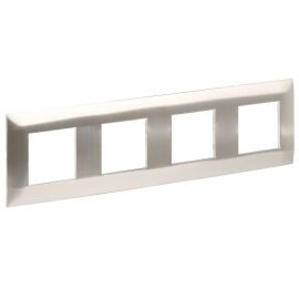 SKANDY Рамка 4-местная SK-F34N металл никель IEK