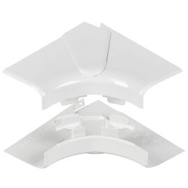 DLP Угол внутренний изменяемый для кабель-канала 105х50мм (80-100град) белый IEK