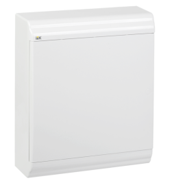 Корпус пластиковый ЩРН-П-24 модуля навесной, белая дверь, IP41, IEK MKP82-N-24-WD-41-10