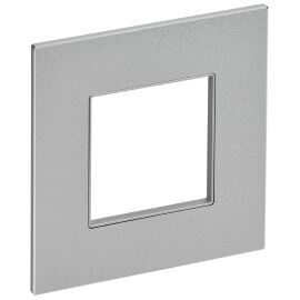 SKANDY Рамка 1-местная SK-F31S металл серебряный IEK