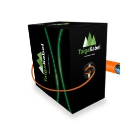 Кабель UTP 4 пары, Кат.5e, внутр., 0,51мм, LSZH, оранжевый, 305м, TaigaKabel