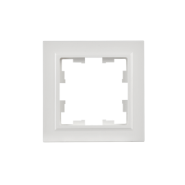 Рамка 1местн. BRITE РУ-1-БрБ белая, IEK BR-M12-K01