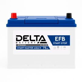 Батарея аккумуляторная START MASTER EFB 75Ач, DELTA 3401010700002