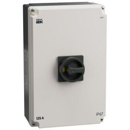 ARMAT Выключатель-разъединитель SDM 3P 125А в алюминиевомом боксе IP67 IEK