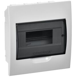 Корпус пластиковый ЩРВ-П-8 черная прозрачная дверь IP41 GENERICA