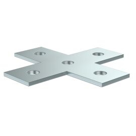 Пластина соединительная X-образная для STRUT-профиля EZ IEK