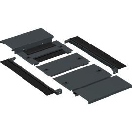 ITK by ZPAS Панель основания шкафа с роликами 800х1200мм черная РФ