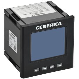 Мультиметр цифровой щитовой трехфазный DO RS-485 96х96мм LCD GENERICA