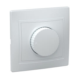 Светорегулятор поворотный, 400Вт, ВСР10-1-0-КБ, белый, IEK EDK10-K01-03-DM