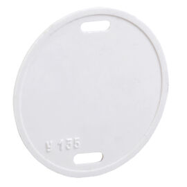 Бирка кабельная У-135 (круг 55 мм), IEK UZMA-BIK-Y135-R