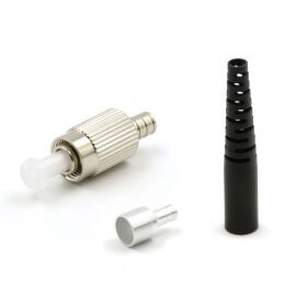 Коннектор разобранный FC/UPC, SM, Simplex, феррул, кабель 3мм