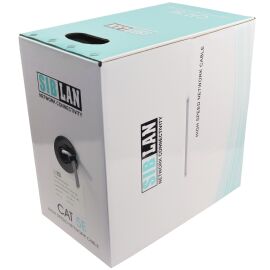 Кабель U/UTP 4 пары, Кат.5e, внутр., 0,465мм, PVC, серый, 305м, SIBLAN T-438