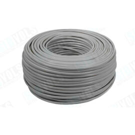 Кабель U/UTP 2 пары, Кат.5e, внутр., 0,48мм, PVC, серый, 305м, SIBLAN T-404