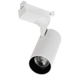 Светильник светодиодный трековый ДТО 1301 10Вт 4000К однофазный 24град белый IEK