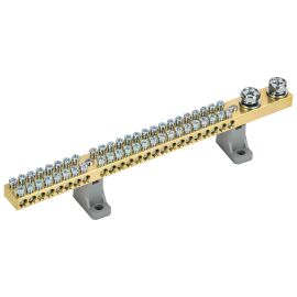 Шина N "ноль" на двух угловых изоляторах 200А ШНИ-10х18-48-L2-С IEK