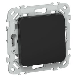 FLITE Выключатель 1-клавишный 10А ВС11-1-0-ФлЧ черный IEK