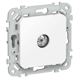 FLITE Розетка TV оконечная тип F РТВф-1-1-1-ФлБ белый IEK