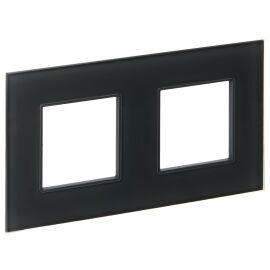 SKANDY Рамка 2-местная SK-F22G стекло графит IEK