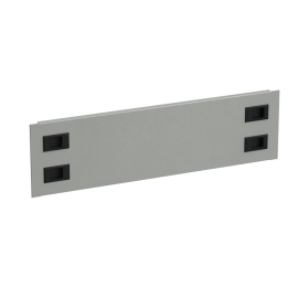 Фальш-панель 19", 3U, крепление на защелках, серая, ITK ZP-FP35-03U-H-G3-R