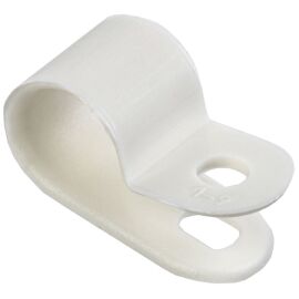 Скоба крепежная 9мм нейлоновая белая (50шт) IEK