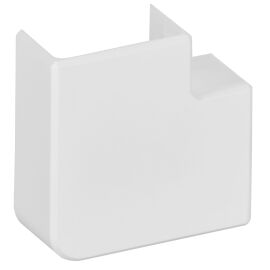 METRA MINI Поворот на 90град 20х12мм белый IEK