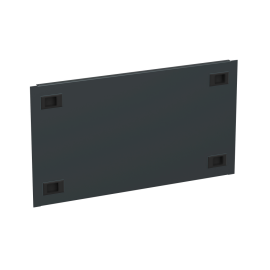Фальш-панель 19", 6U, крепление на защелках, черная, ITK ZP-FP05-06U-H-G3-R