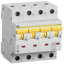KARAT Автоматический выключатель ВА47-60M 4P B 40А 6кА IEK