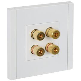 FORTE&PIANO Аудиорозетка 4-местная FP239 белый IEK