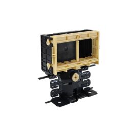 Суппорт на 2 поста 45х45, вдоль профиля кабель-канала 80х20, белый, SPL 080008S