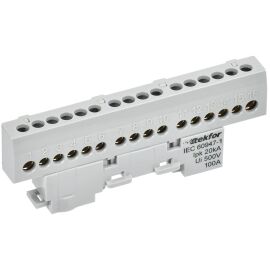 TEKFOR Шина L "фаза" изолированная на универсальном держателе 6х9-16-Ср IEK