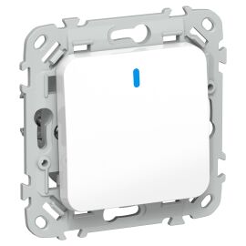 FLITE Выключатель 1-клавишный с индикацией 10А ВС11-1-1-ФлБ белый IEK