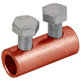 Зажим соединительный прямой пруток-пруток 6-8мм медь IEK