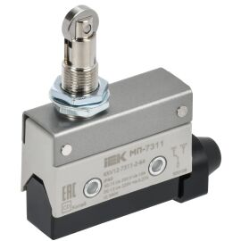 Микропереключатель концевой МП-7311 горизонтальный толкатель с нажимным роликом резьбовое крепление 
