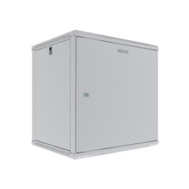 Шкаф настенный 19", 18U, 908х600х550мм, металл. дверь, серый, DANNMAN WXU1855SGY