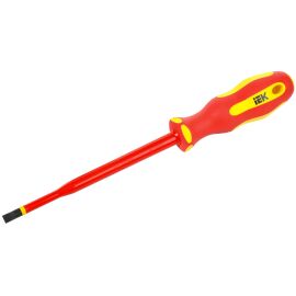 Отвертка диэлектрическая SLIM SL6,5х150, Т2, IEK A2L5-SC31-T2-SL-65-150