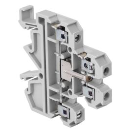 Клемма винтовая JXB 4мм2, двухур., серая, EKF plc-jxb-2-4/35L-gy