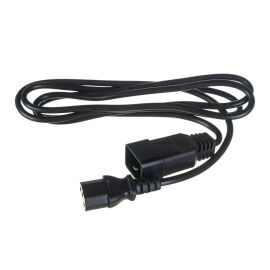 Кабель электропитания (сетевой) 3х0,75мм², 10А, C13-C20, черный, 2м, Lanmaster LAN-PP13/20-2.0-BK