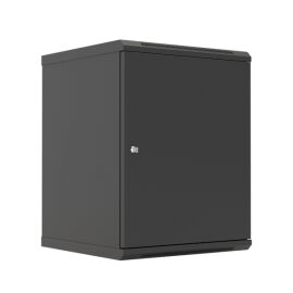 Шкаф настенный 19", 22U, 1086x600х450мм, металлическая дверь, черный, DANNMAN WXD2245SBK
