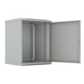 Шкаф настенный 19", 18U, 908x600х450мм, металлическая дверь, серый, DANNMAN WXD1845SGY