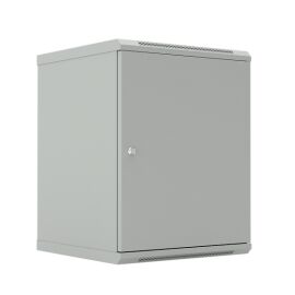 Шкаф настенный 19", 9U, 500x600х450мм, металлическая дверь, серый, DANNMAN WXD0945SGY