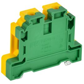 Клемма винтовая CTS-PEN, земля, 16мм2, желто-зеленая, IEK YCT11-00-K52-016