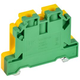 Клемма винтовая CTS-PEN, земля, 10мм2, желто-зеленая, IEK YCT11-00-K52-010